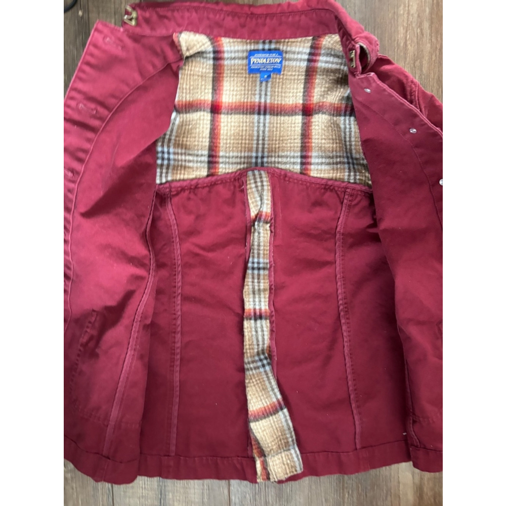 Women's Pendleton Jacket Size M Red - image 6